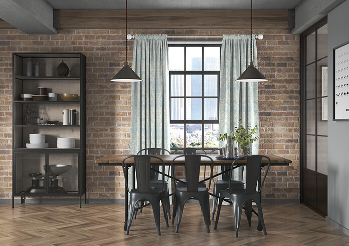 Teatro, Azure - Made to Measure Curtains - Image 5